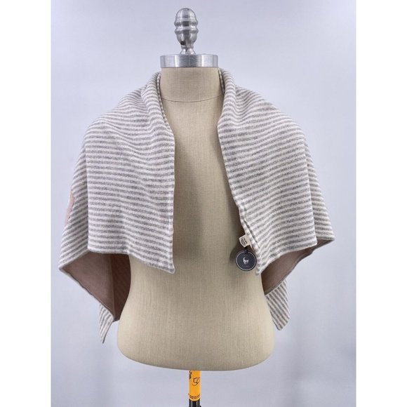 Skull Baby Cashmere Scarf NWT 40”x28” (B9) - Picture 4 of 9